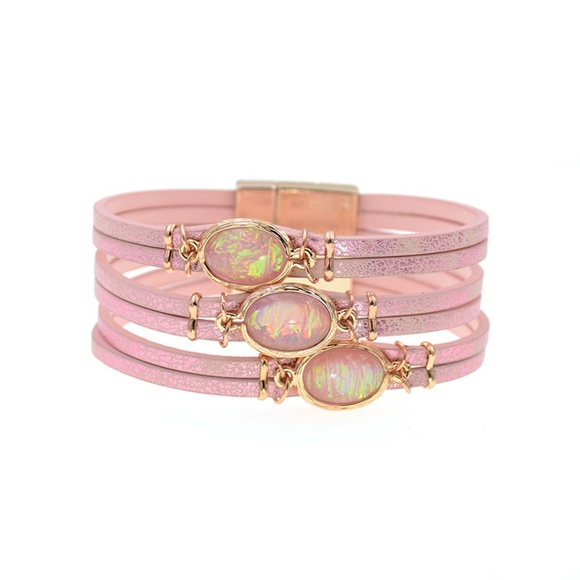 COPY - Leather Cuff Bracelet - Picture 6 of 9